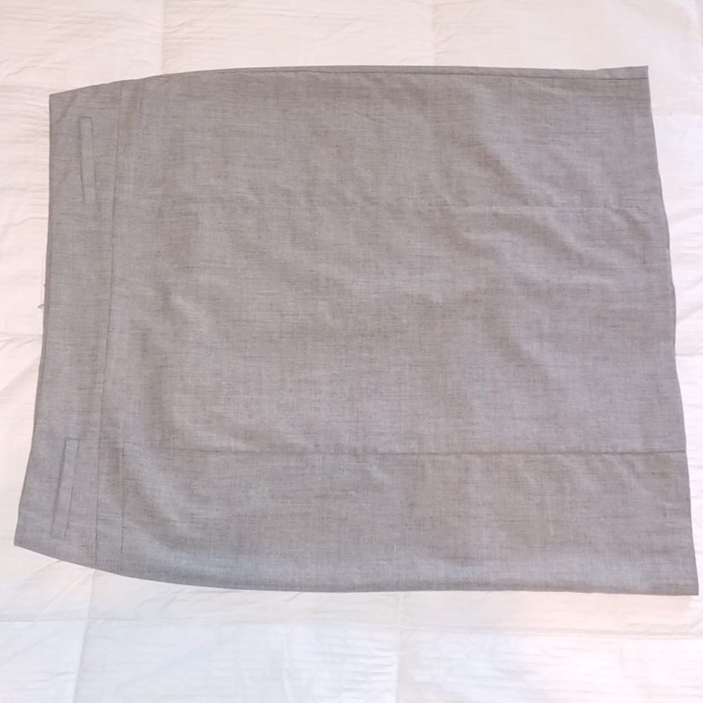 Grey Straight Skirt